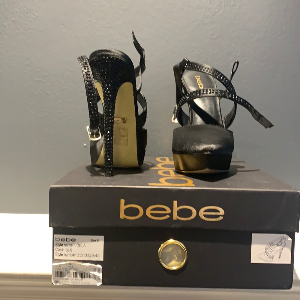 Bebe Loela-Black Pointy toe Pump